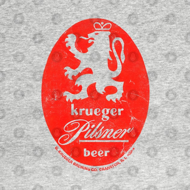 Krueger Pilsner --- Brewery Logo -- Vintage Aesthetic by CultOfRomance